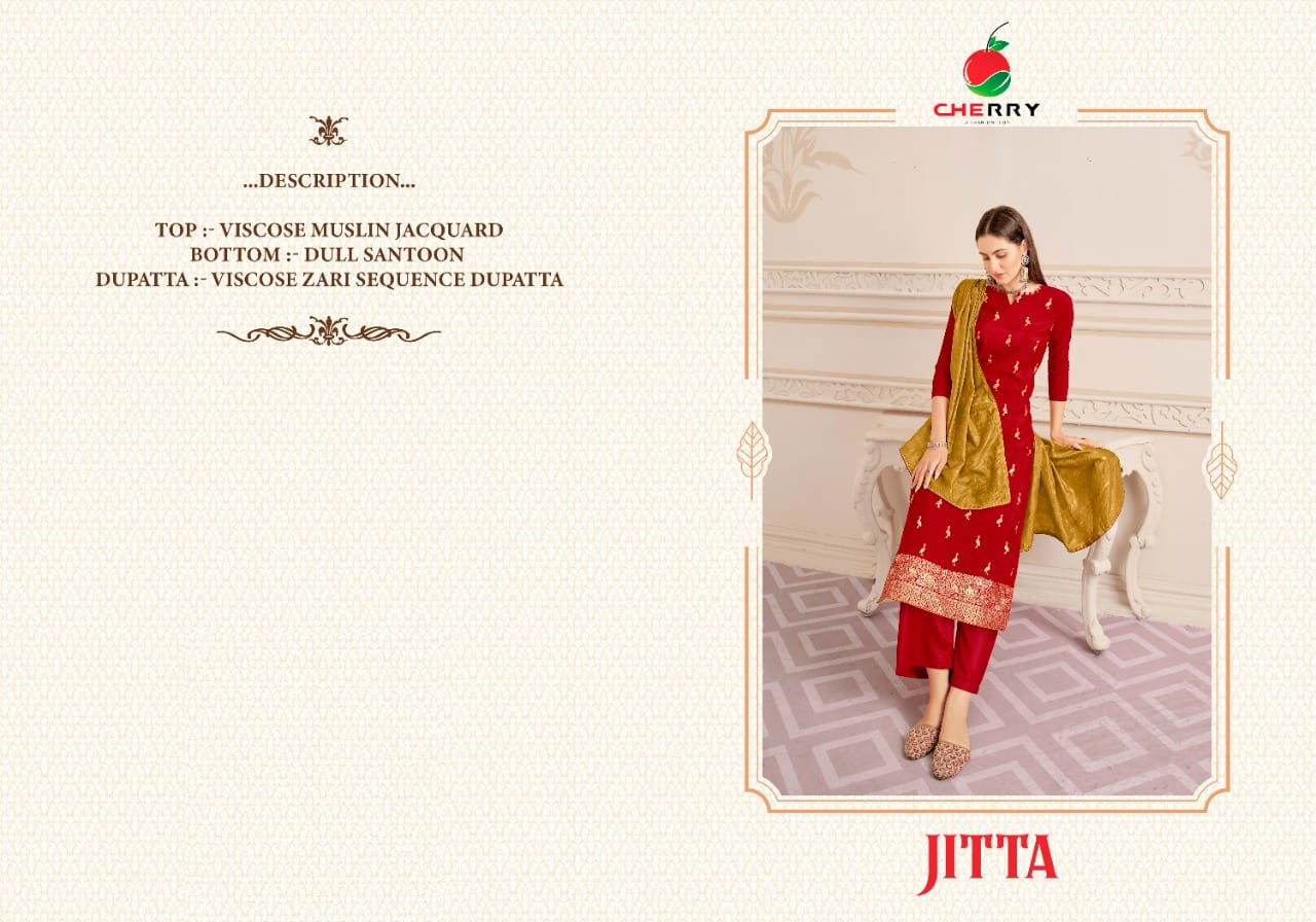 Cherry Jitta Festive Wear Fancy Wholesale Designer Salwar Suits